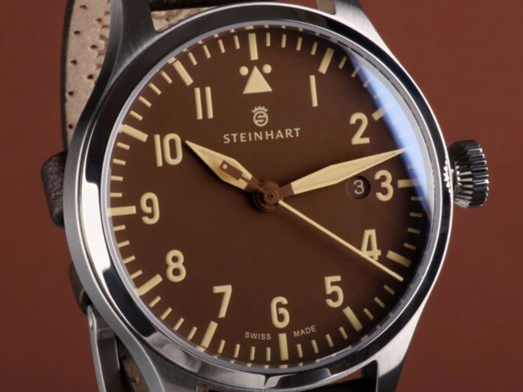 Nav B-Uhr 42 A-Muster Vintage Brown