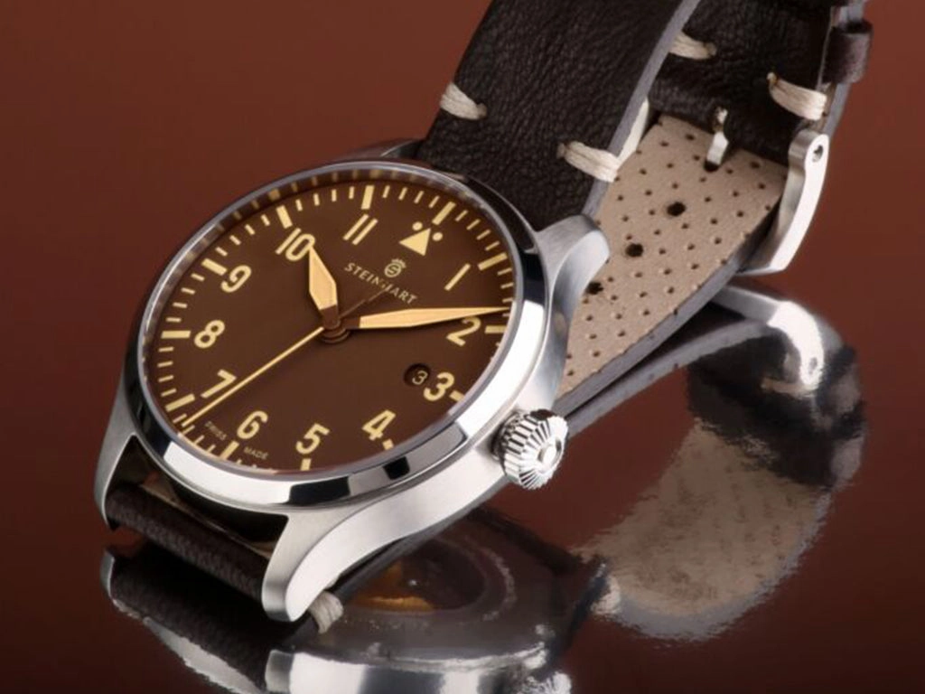 Nav B-Uhr 42 A-Muster Vintage Brown