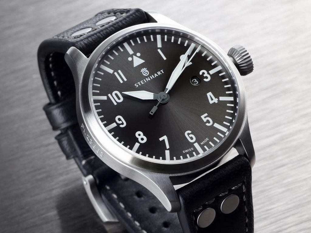 Nav B-Uhr 44 Date Grey
