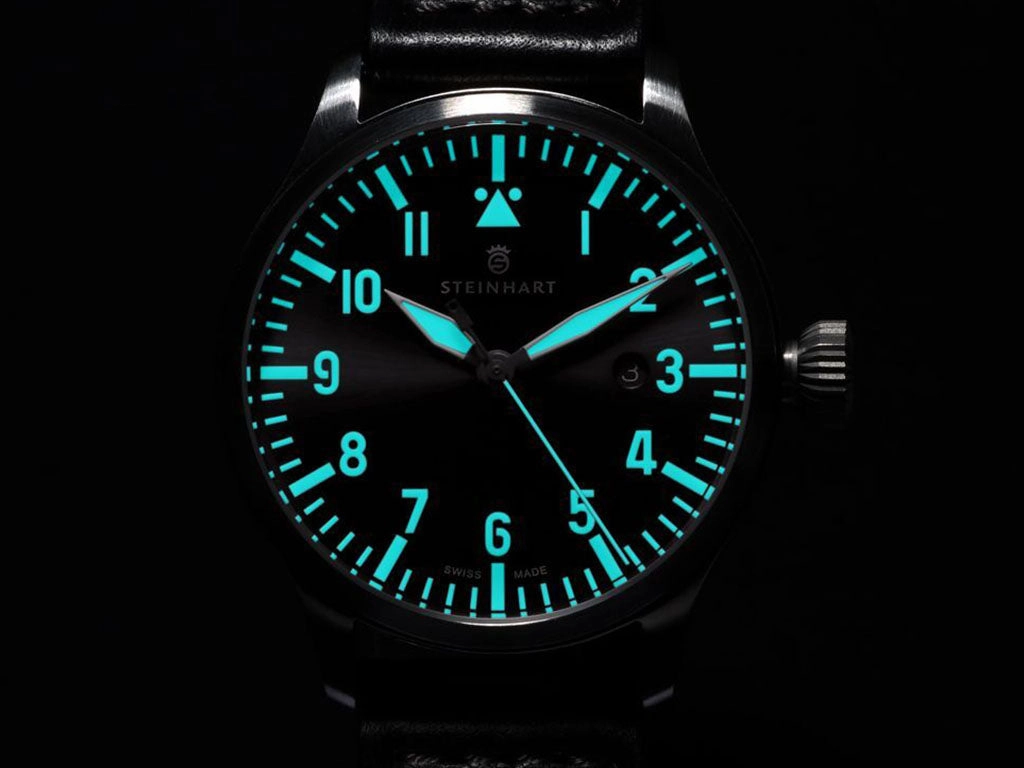 Nav B-Uhr 44 Date Grey