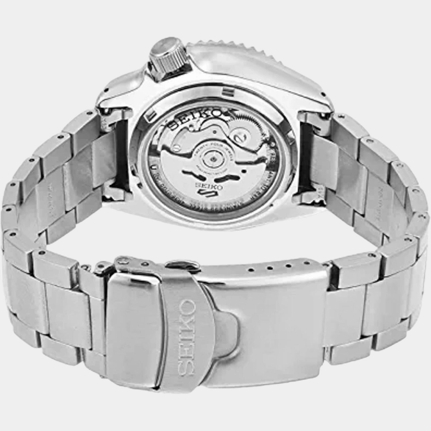New 5 Sports Men Automatic Black Dial Analog Stainless Steel Automatic Watch SRPD57K1