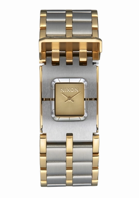 Nixon Confidante Stainless Steel Gold Dial Womens Watch A1362-1921-00