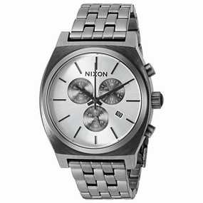 Nixon Men's Bracelet Watch - Time Teller Chrono Gunmetal Steel | A972632