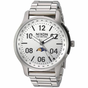 Nixon Men's Quartz Watch - Ascender Silver Tone Dial Bracelet | A12081920