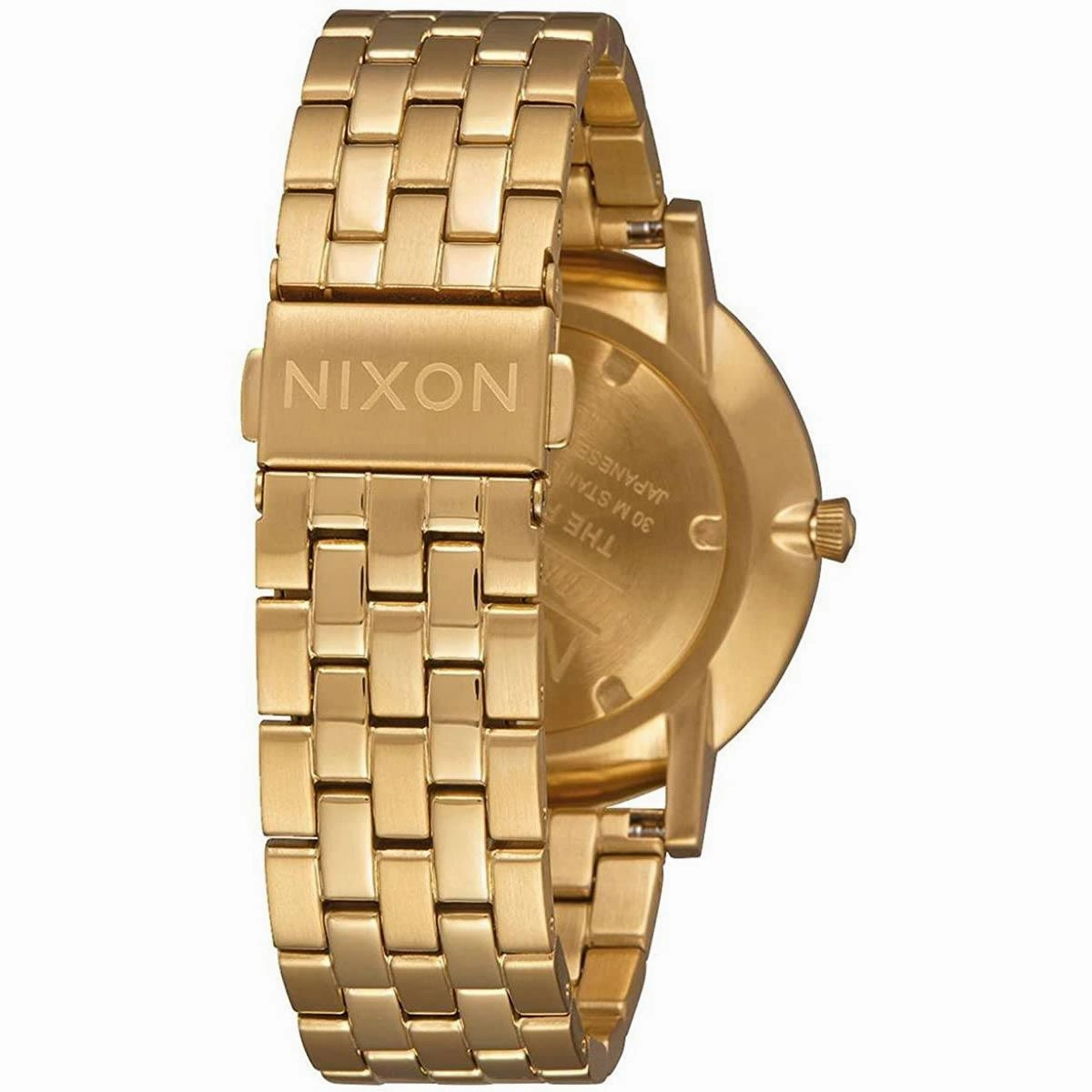 Nixon Men's Quartz Watch - Porter White Dial YG Stainless Steel Bracelet | A10572443