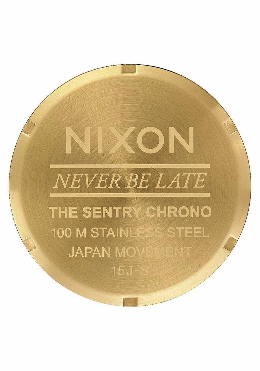 Nixon Sentry Chrono All Gold And Black Watch A386-510-00