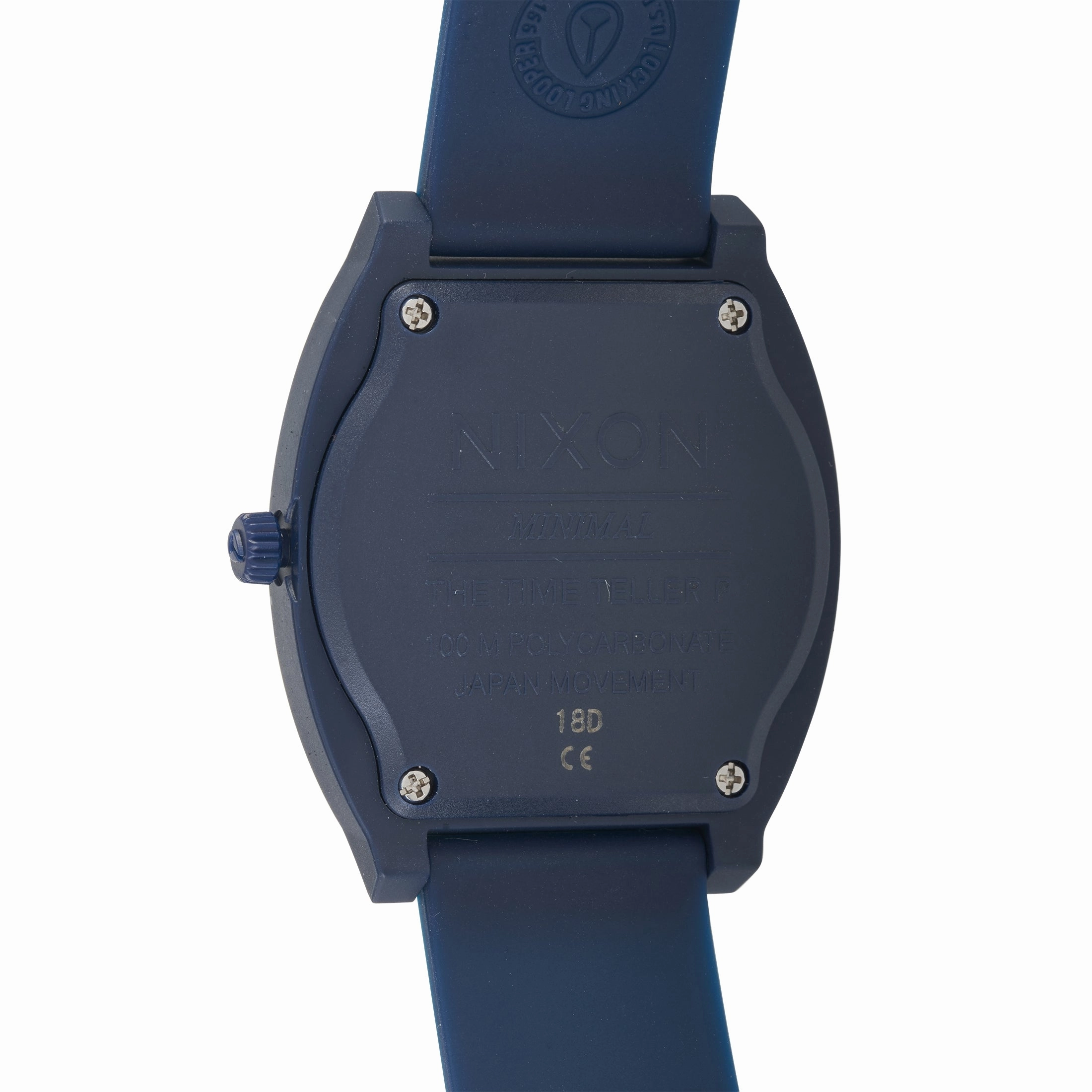 Nixon Time Teller P Corp Dark Blue 40 mm Watch A1248 3010