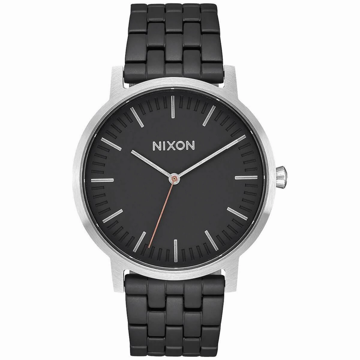 Nixon Unisex Quartz Watch - Porter Black Dial Black Bracelet | A10572541