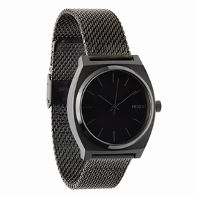 Nixon Women's Bracelet Watch - Time Teller Milanese Quartz Black Dial | A1187001