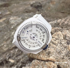 NSQUARE Sweetie Quartz Watch -51mm N19.8 White|NSQUARE ???????3???? ??3???-51???3 N19.8 ????2