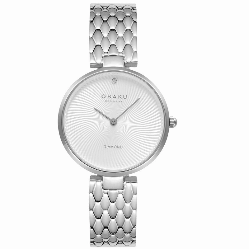 Obaku Diamant Brace Steel 32mm Watch - V256LXCISC