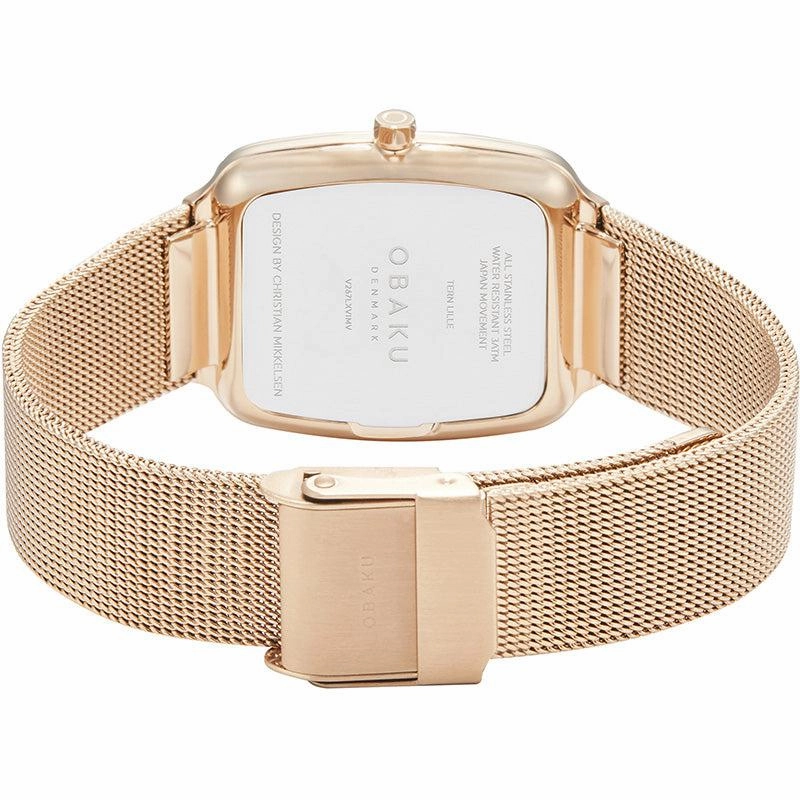 Obaku Tern Lille Rose Gold 27mm Watch - V267LXVIMV