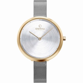 Obaku Women's Watch - Classic Silver Dial Stainless Steel Bracelet | V227LXGIMC