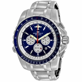 Oceanaut Men's Watch - Aviador Pilot Blue Dial Stainless Steel Bracelet | OC0113