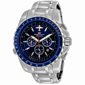 Oceanaut Men's Watch - Aviador Pilot Blue Dial Stainless Steel Bracelet | OC0114