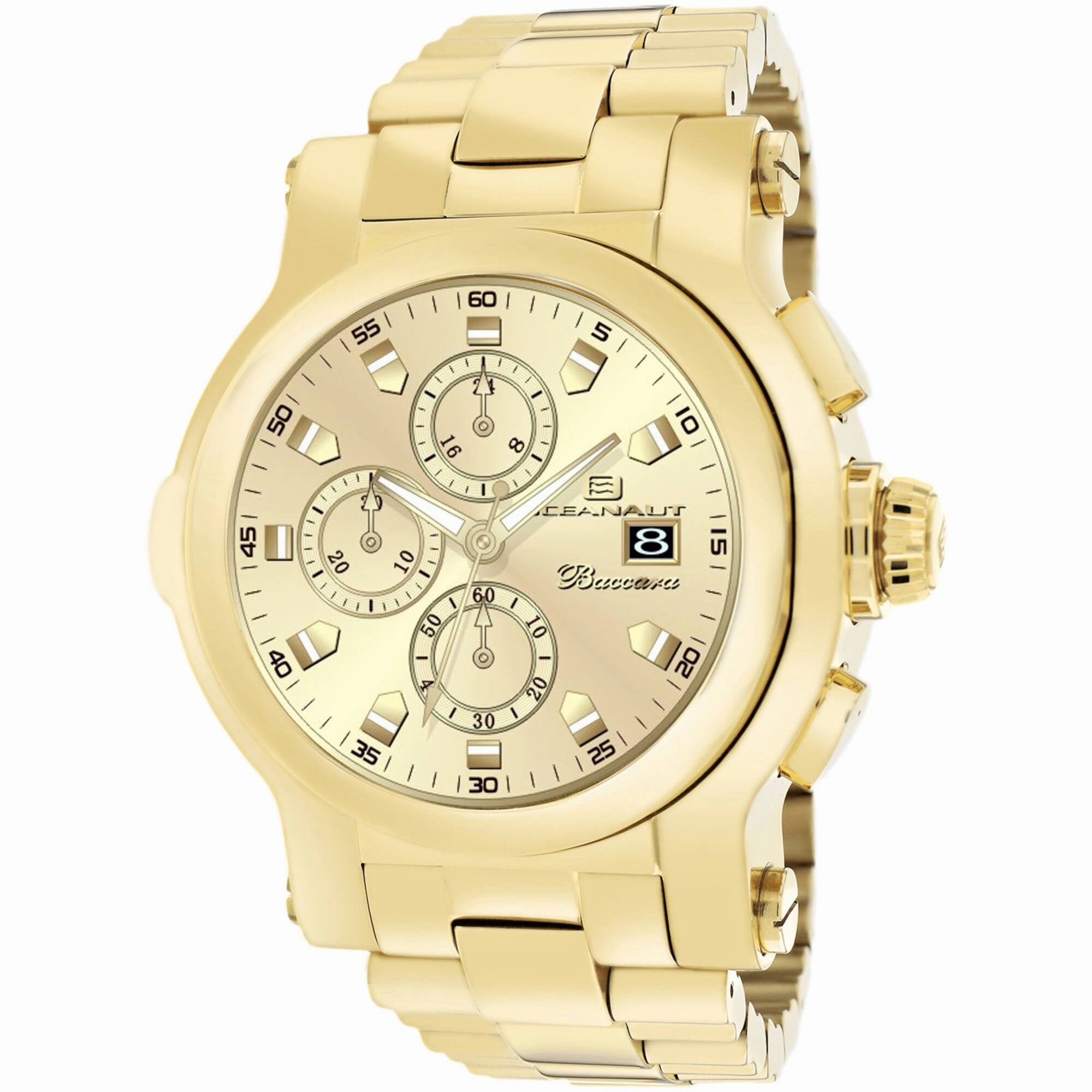 Oceanaut Men's Watch - Baccara XL Gold Dial Plated Stainless Steel Bracelet | OC0824