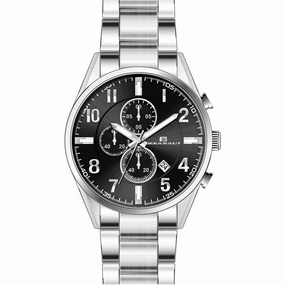 Oceanaut Men's Watch - Escapade Quartz Black Dial Stainless Steel Bracelet | OC5851