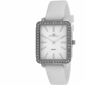 Oceanaut Women's Watch - Adorn Rose Gold Case White Dial Rubber Strap | OC0272