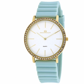 Oceanaut Women's Watch - Ripple Quartz White Dial Green Rubber Strap | OC0267