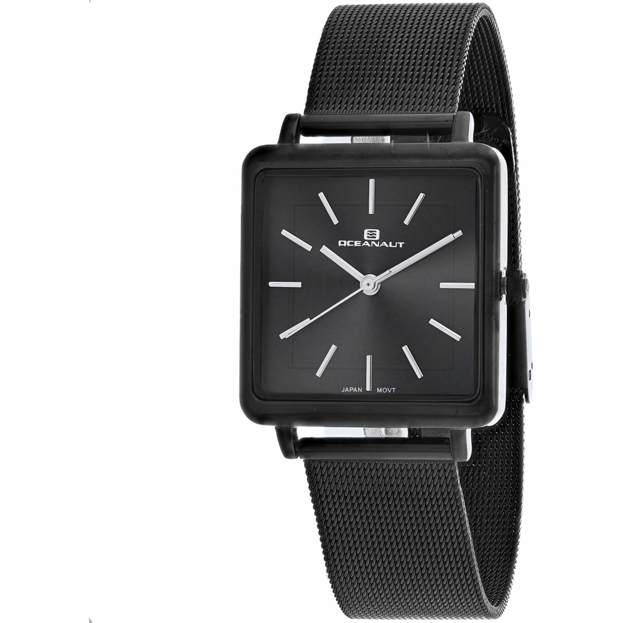 Oceanaut Women's Watch - Traditional Black Dial Plated Steel Bracelet | OC0289