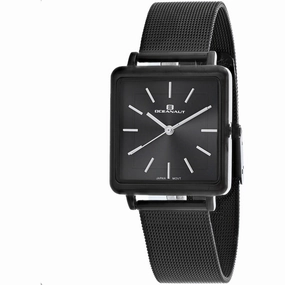 Oceanaut Women's Watch - Traditional Black Dial Plated Steel Bracelet | OC0289