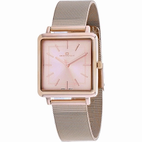 Oceanaut Women's Watch - Traditional Rose Gold Dial Plated Steel Bracelet | OC0287