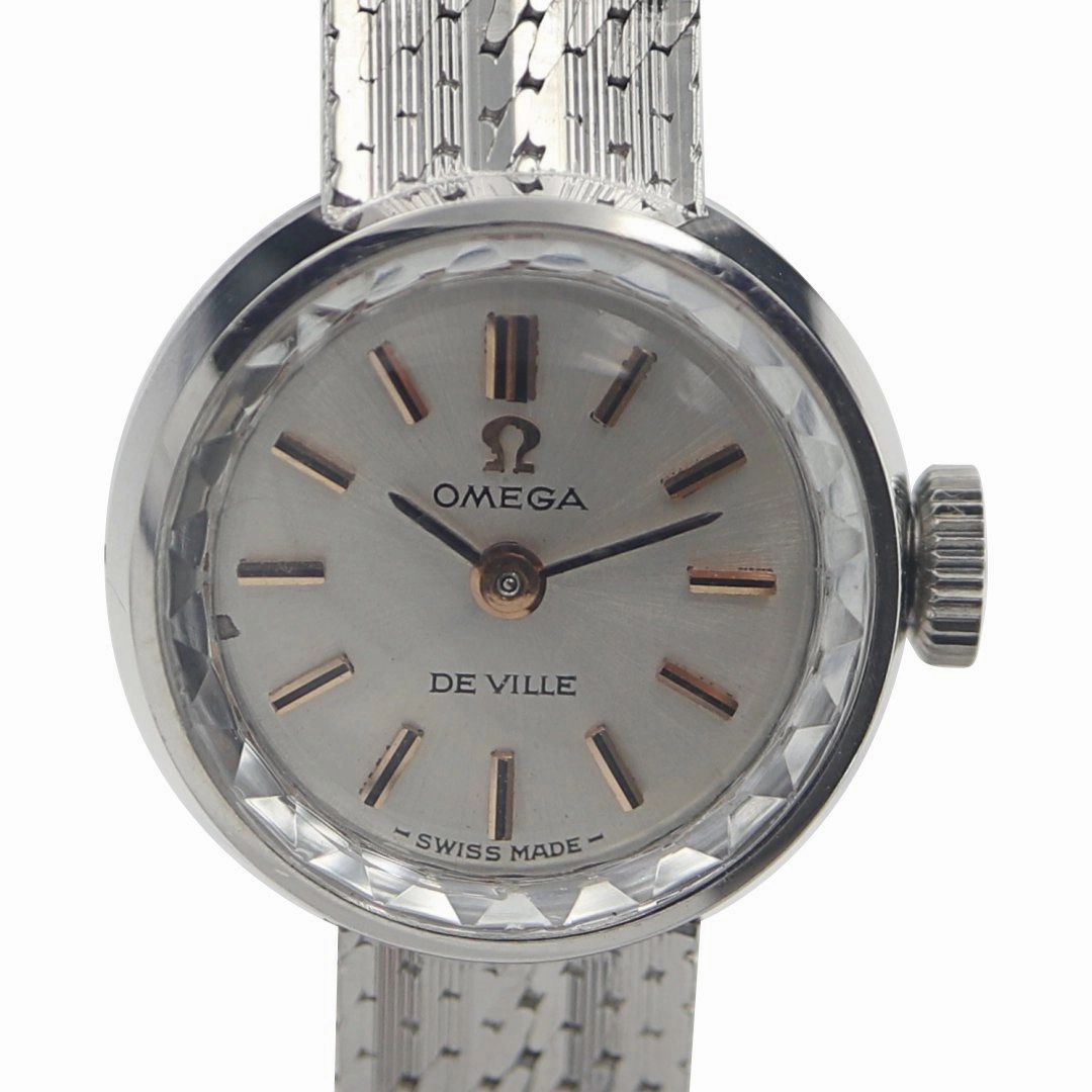 Omega De Ville 18k White Gold Ladies Vintage Watch