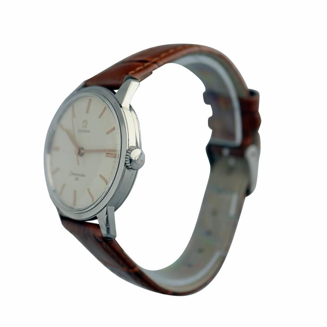 Omega Seamaster 30 135.007, Linen Dial, 1963 Men's Vintage Watch