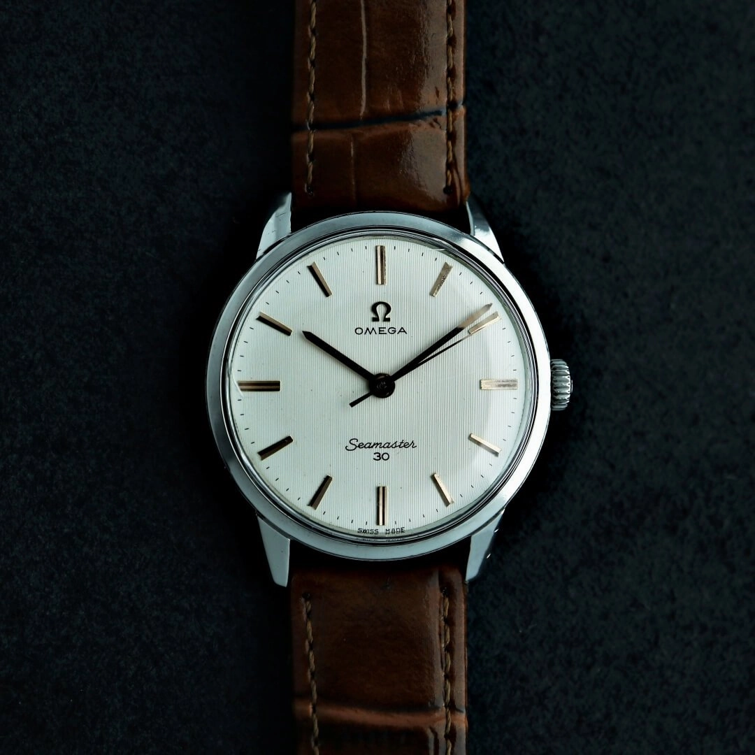 Omega Seamaster 30 135.007, Linen Dial, 1963 Men's Vintage Watch