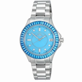 Oniss Women's Crown Blue Dial Watch