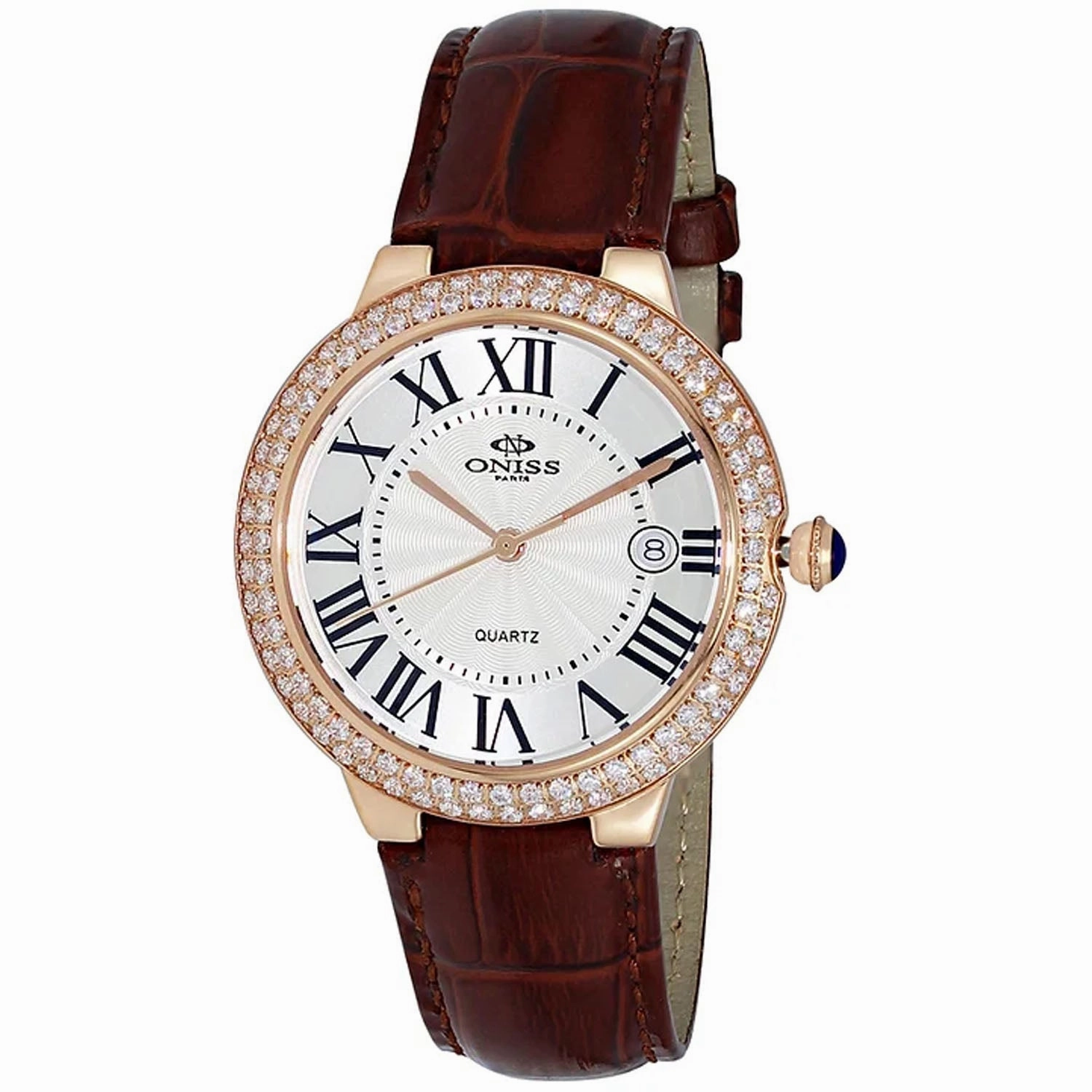 Oniss Women's Glam  White Dial Watch