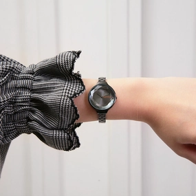 Orchard Gem Stainless Steel Watch - Black Diamond | ???P????????l???