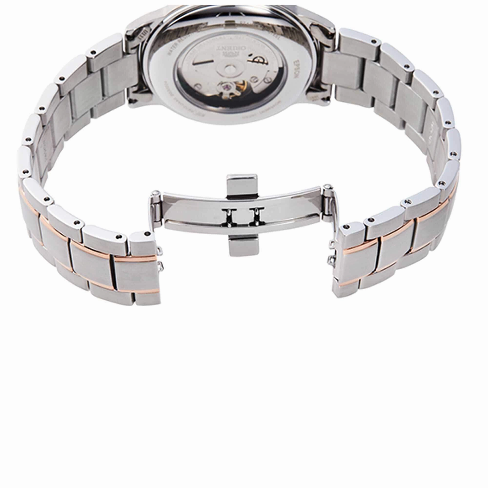 Orient Men's Automatic Watch - Classic White Dial Two Tone Bracelet | RA-AC0004S10A