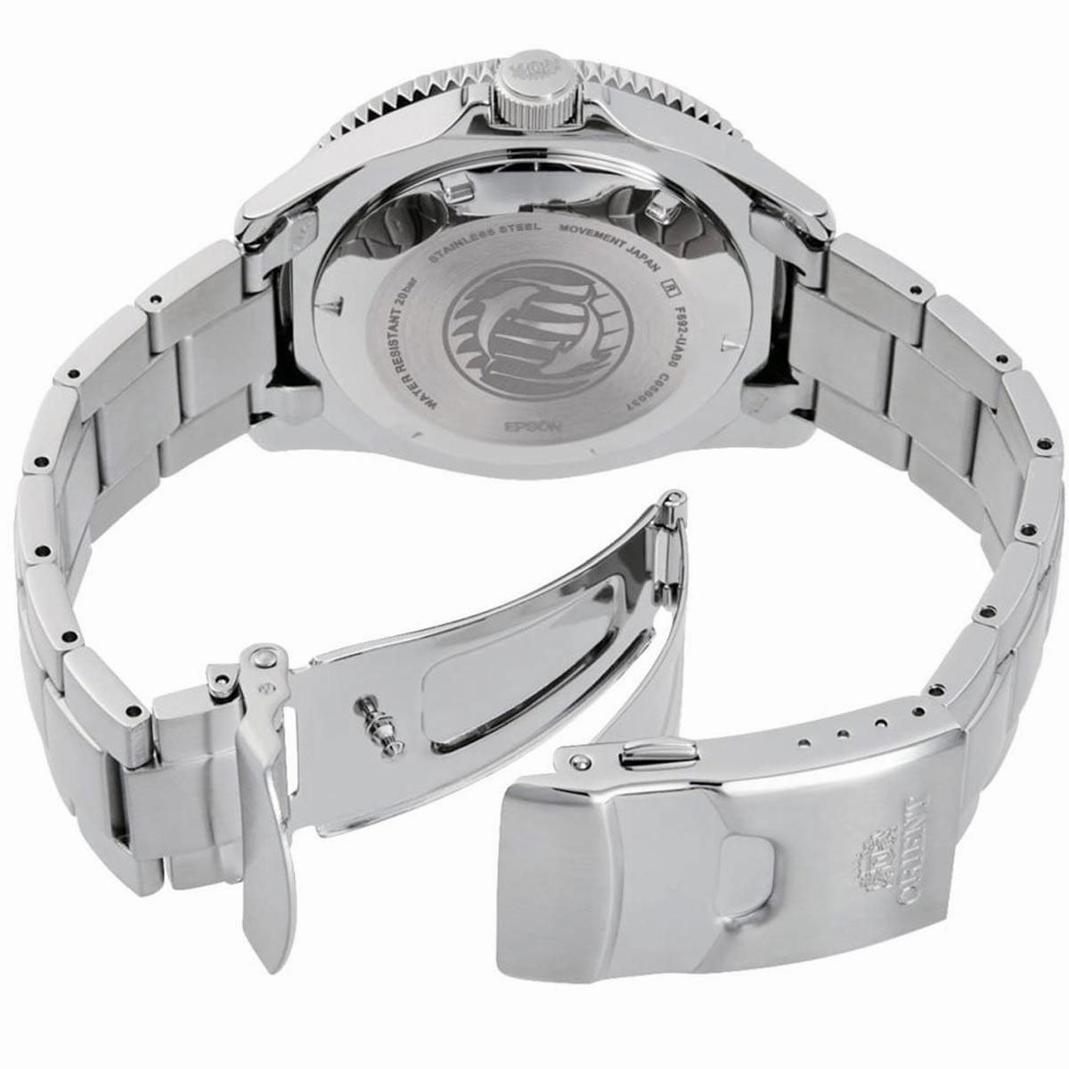Orient Men's Automatic Watch - Kanno Dive Blue Dial Steel Bracelet | RA-AA0913L19B