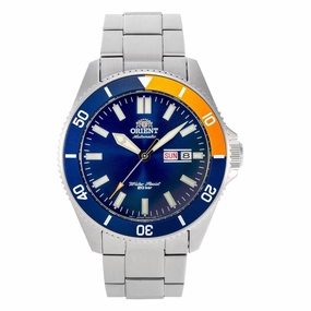 Orient Men's Automatic Watch - Kanno Dive Blue Dial Steel Bracelet | RA-AA0913L19B