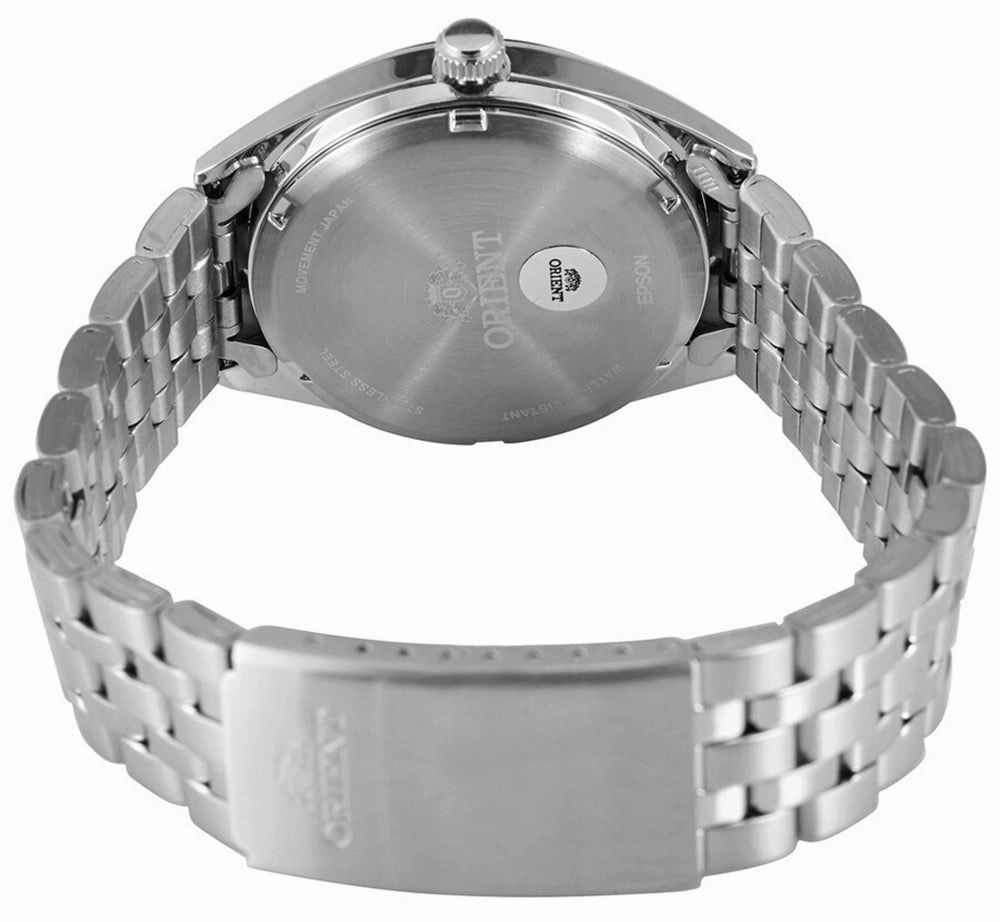 Orient TriStar Automatic Stainless Steel Silver-Tone Dial Day-Date Mens Watch RA-AB0E10S19B