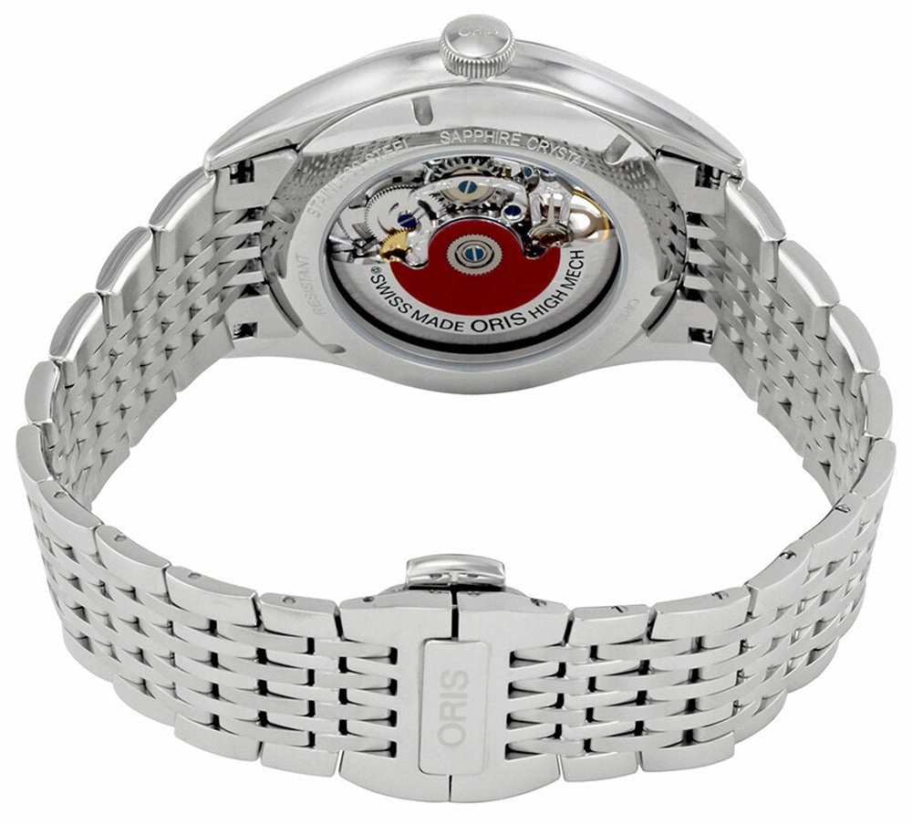Oris Artelier Skeleton Automatic Stainless Steel Mens Watch 734 7721 4051-07 8 21 88