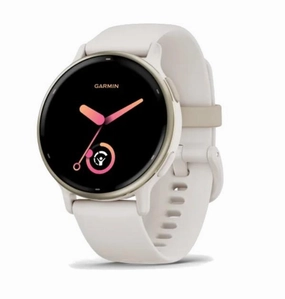 Orologio Garmin vvoactive 5 Cream gold & Ivory con cinturino in silicone