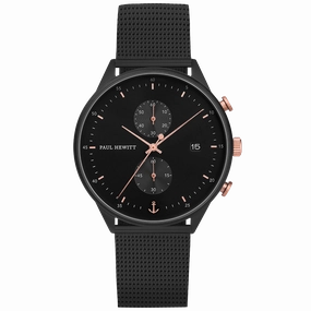 Paul Hewitt Black Sunray Mesh Watch