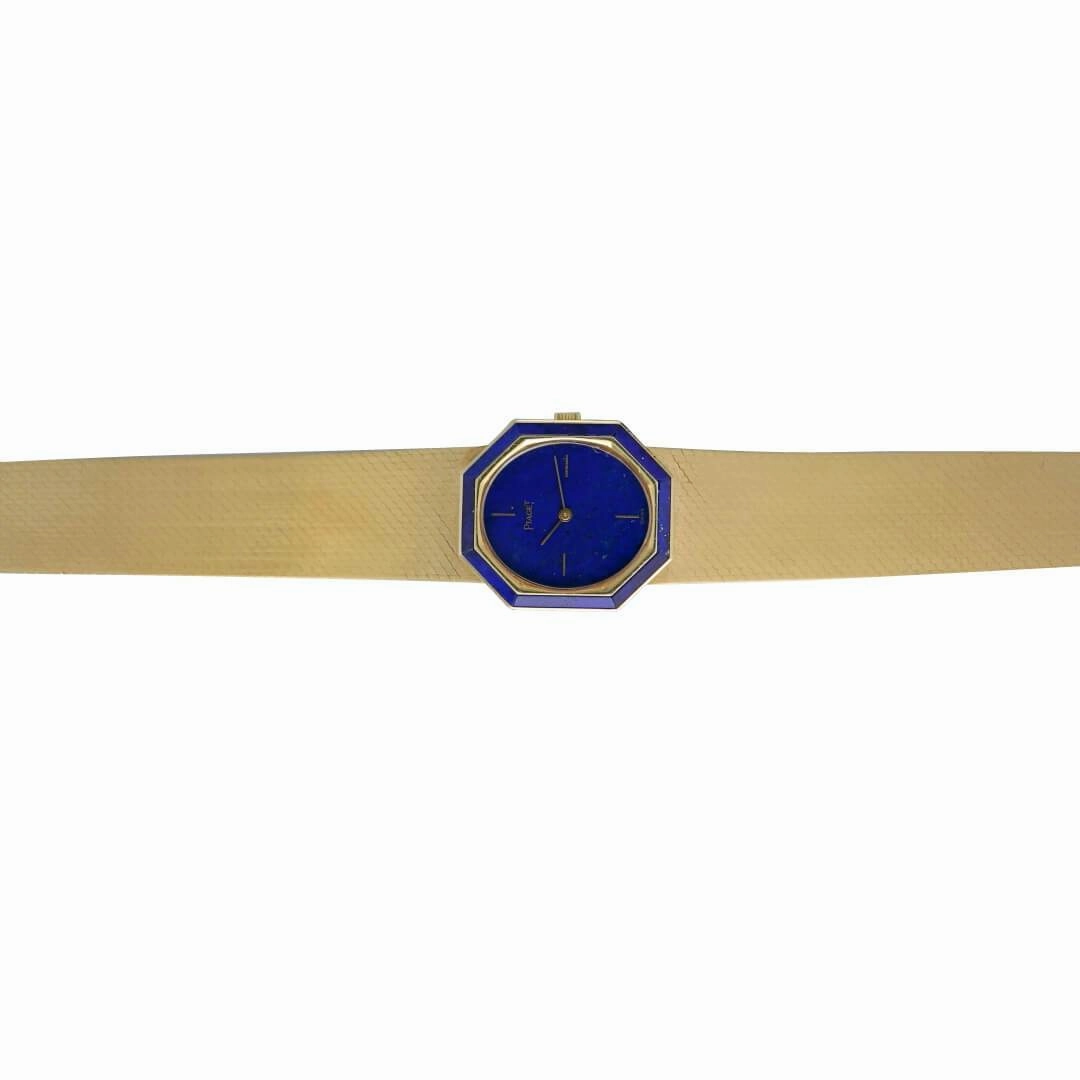 Piaget Ref. 9431-B2, Lapis Lazuli Dial, 18k Gold Ladies Vintage Watch