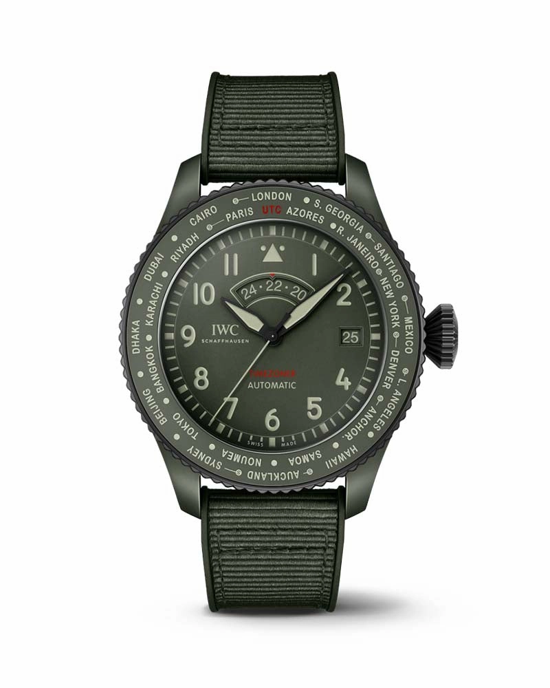 PILOTS WATCH TIMEZONER TOP GUN WOODLAND