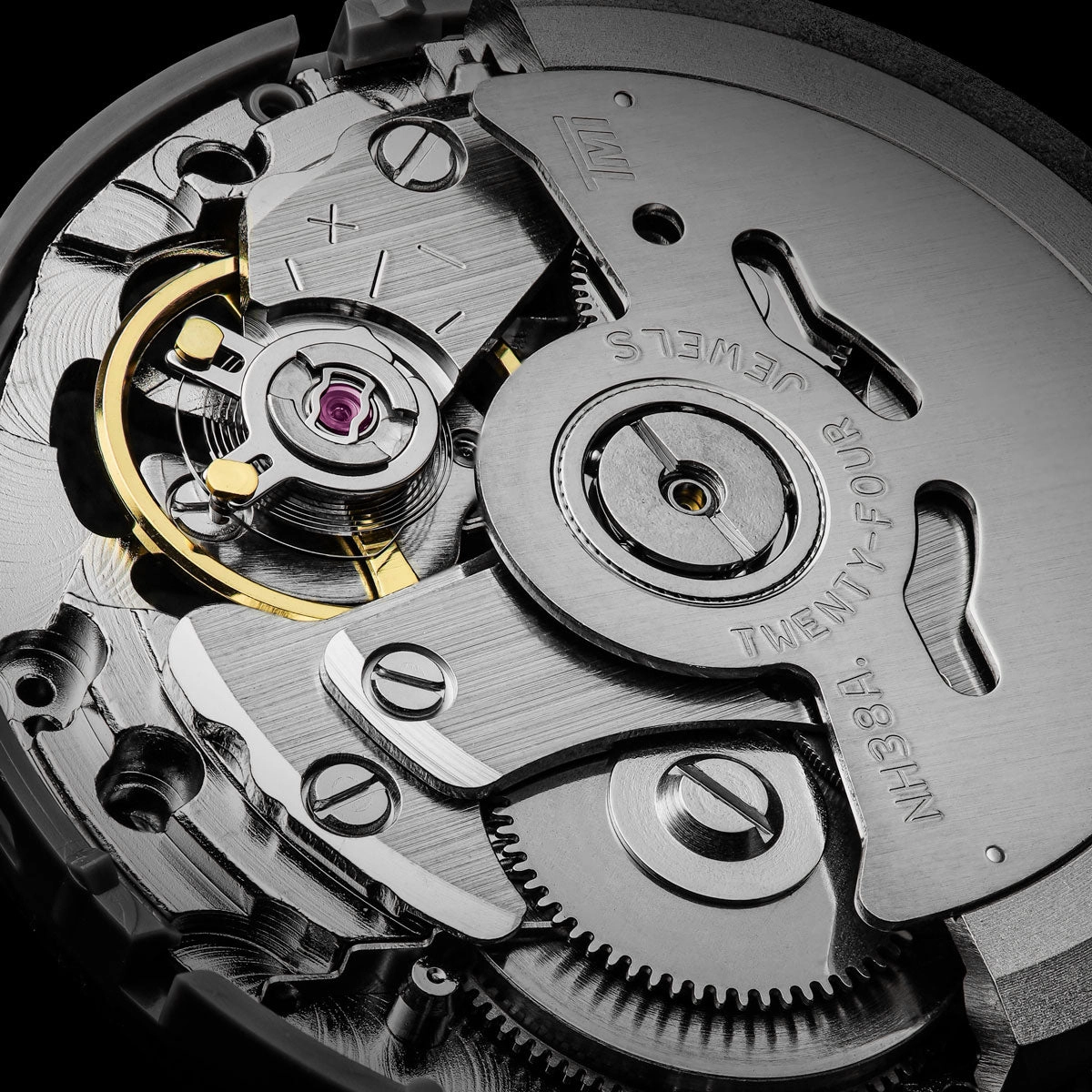 Pioneer Automatic Watch Brushed Red Dial
