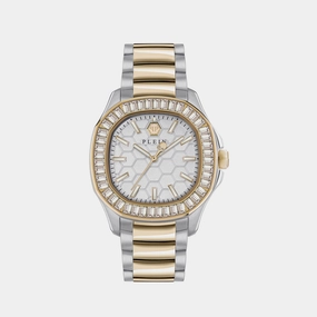 Plein Philipp Women's Silver Analog Stainless Steel Watch PWTAA0523
