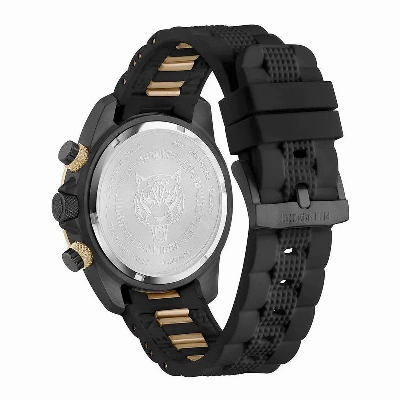 Plein Sport Hurricane Gold Chronograph Watch 44mm