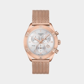 PR 100 Chronograph Women Analog Stainless Steel Watch T1019173303100
