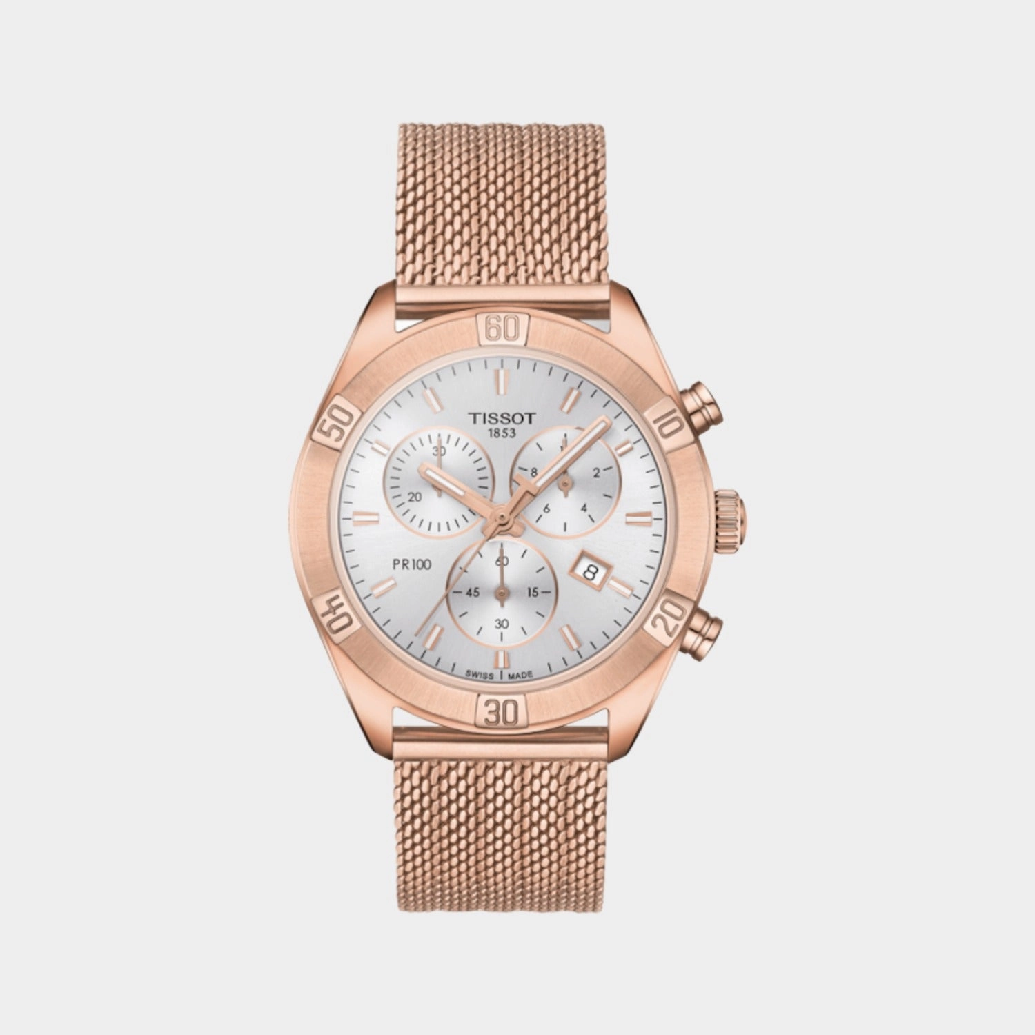 PR 100 Chronograph Women Analog Stainless Steel Watch T1019173303100