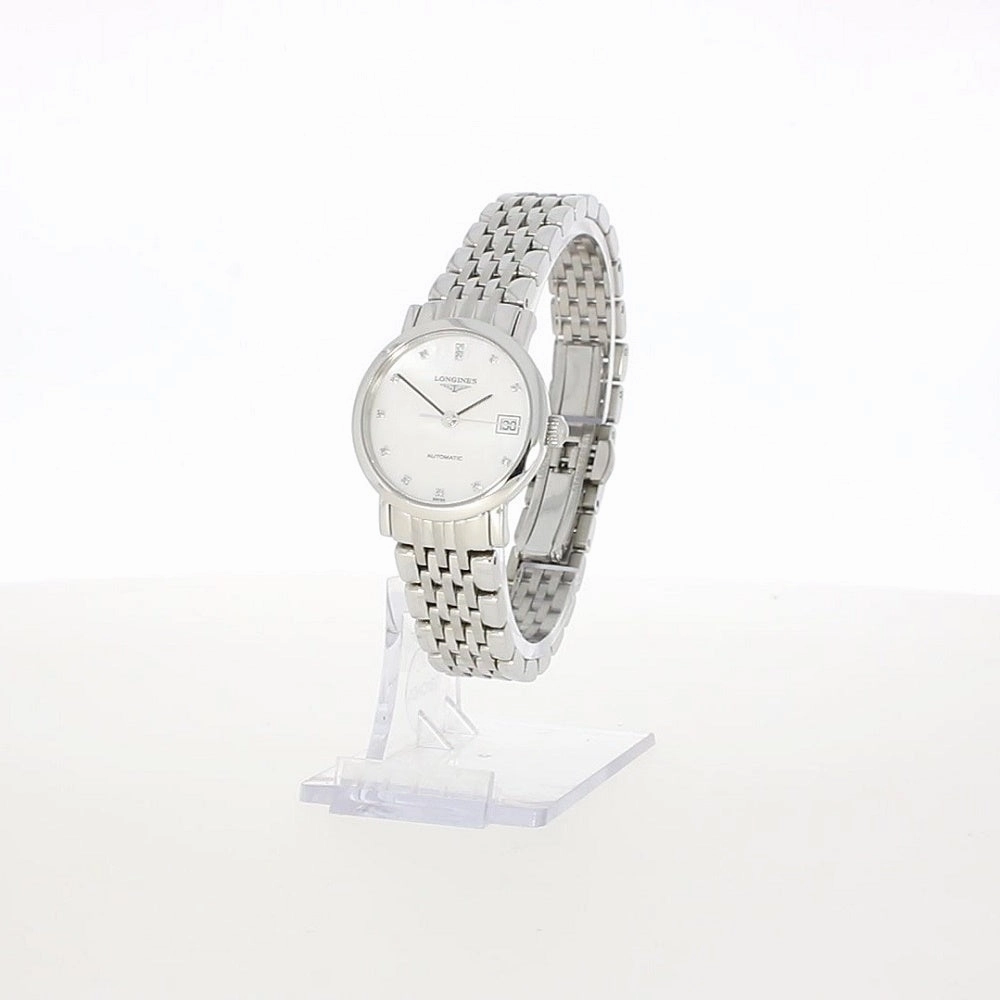 Pre Owned Longines Elegant Collection Ladies Watch L4.309.4.87.6 RW0624 Papers (2022)