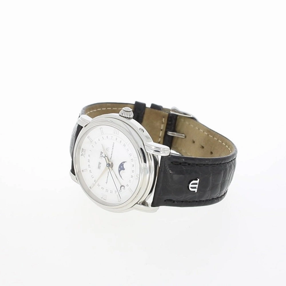 Pre Owned Maurice Lacroix Masterpiece Phase De Lune Mens Automatic Watch 37873 RW0608