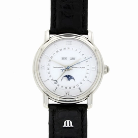 Pre Owned Maurice Lacroix Masterpiece Phase De Lune Mens Automatic Watch 37873 RW0608