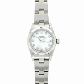 Pre Owned Rolex Lady Oyster Perpetual Diamond Dial Watch 76080 RW0473 (1998)
